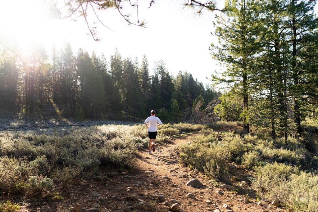 The summer training for cross-country skiing should be on an easy level.