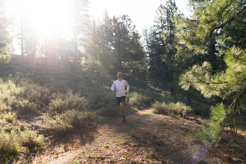 Many activities for summer training are primarily using legs. Using poles can help.