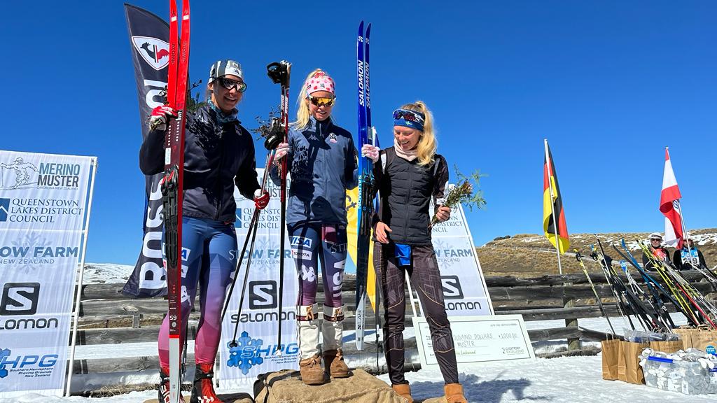 Jessie Diggins and Fabian Stocek win Merino Muster 2023