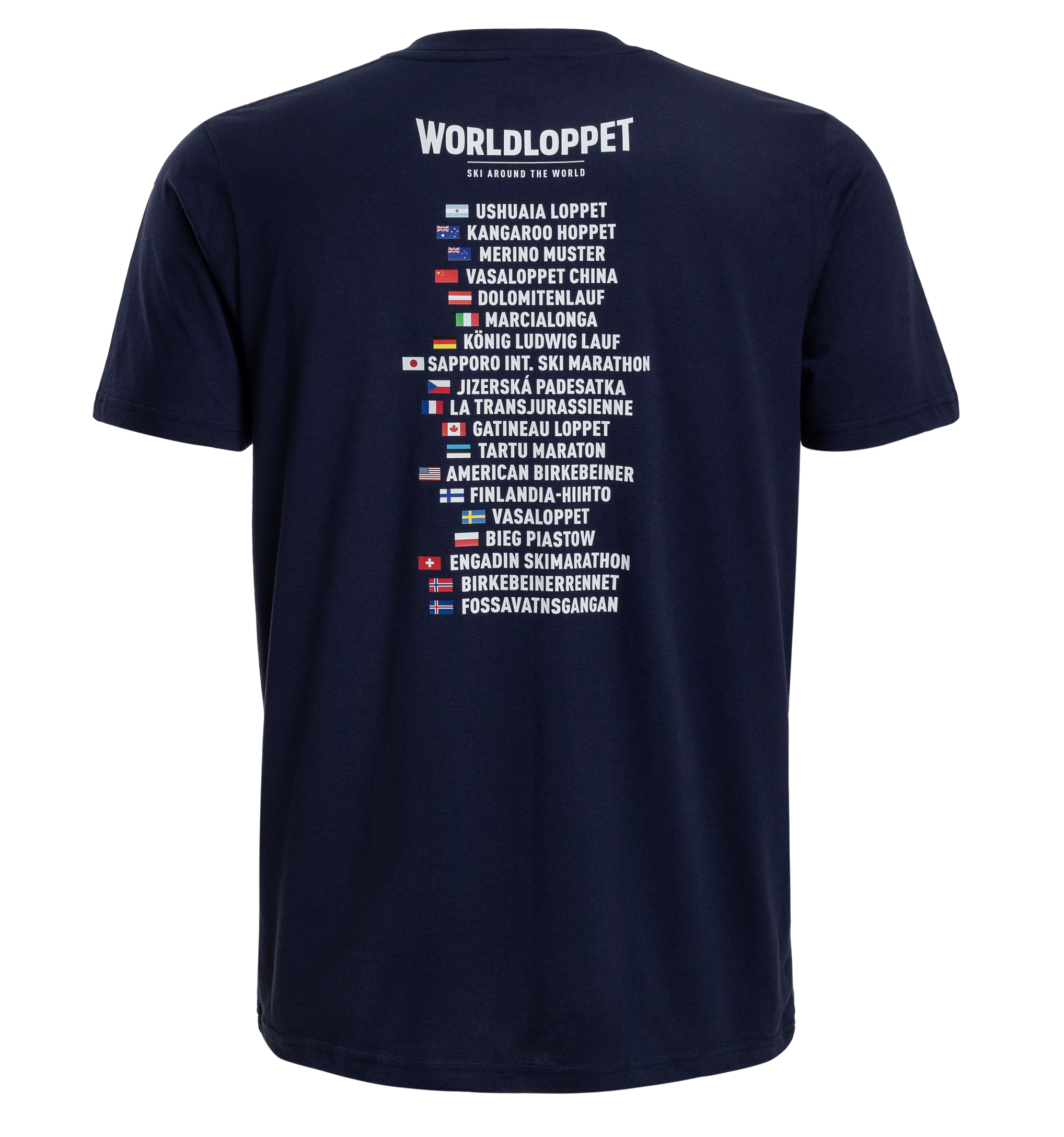 Cotton t-shirt races navy - Image 2